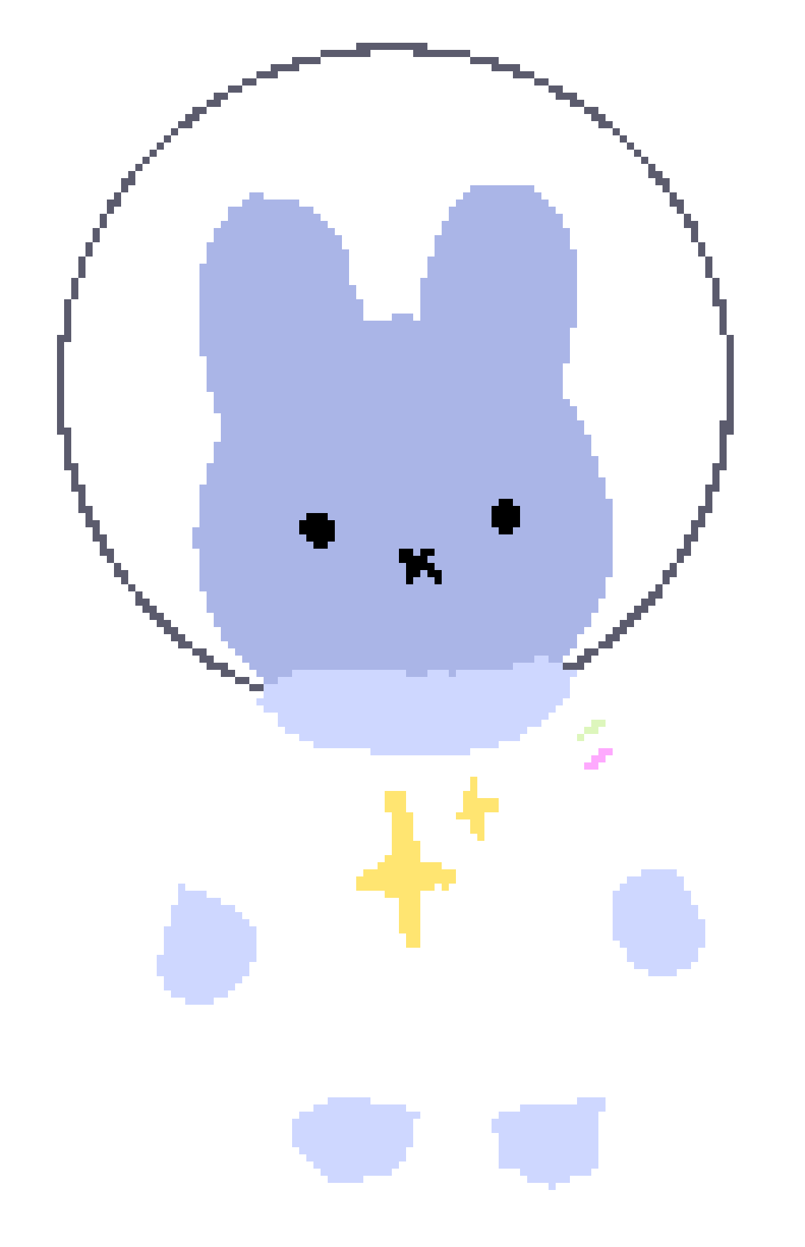 Blue Bunny Icon