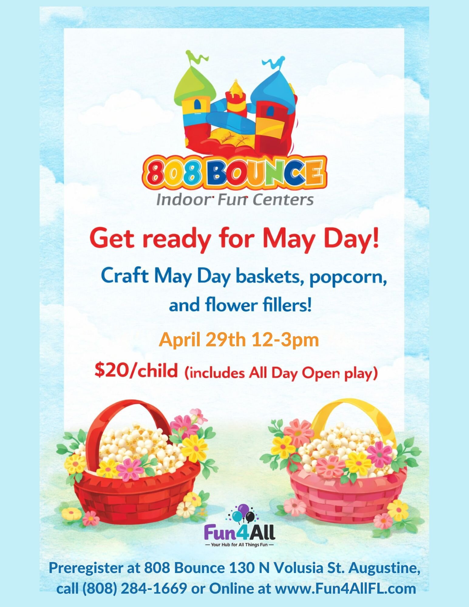 May Day and Play at 808 Bounce
