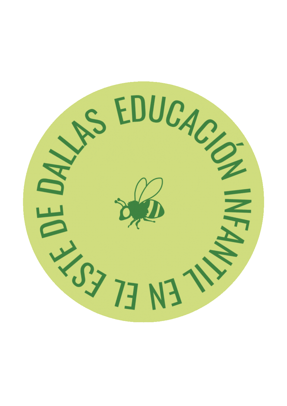 Bella Gardens green brand GIF for nature-based preschool, showcasing early childhood education in East Dallas, TX.