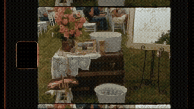 Super 8 wedding film still captured in Nashville, TN — vintage-inspired wedding videography by Kenzie Digitized.