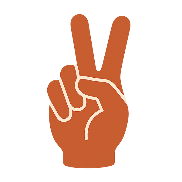 Waving Peace Hand