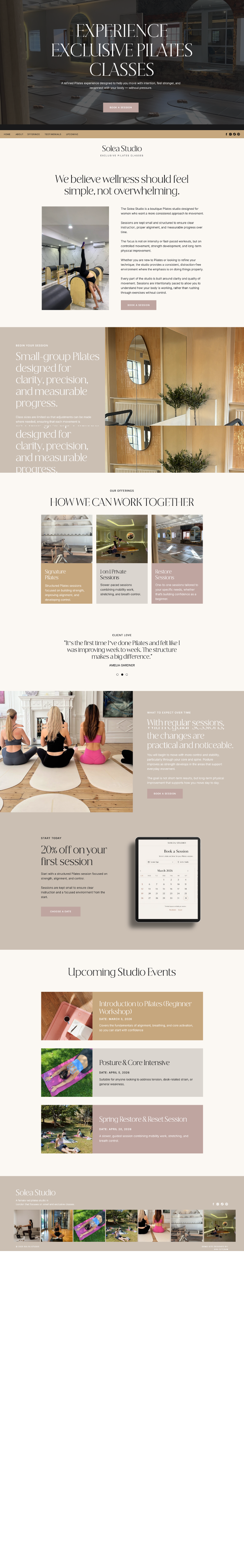 Landing page preview