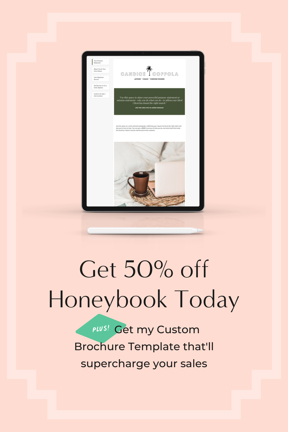 Honeybook promo code! Honeybook is a client management systems that lets you automate your sales process. Use this 50% off code to receive $200 off your first year of Honeybook. Sign up for a trial below using the link and when you're ready, you'll automatically get 50% off!