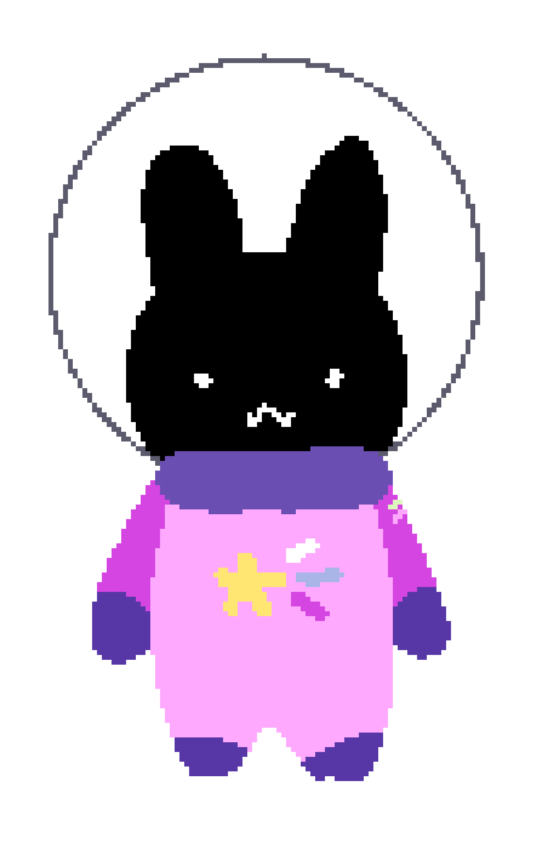 Black Bunny Icon