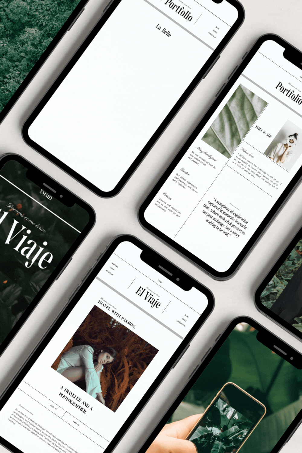 Minimal, art-inspired Showit web design for modern creatives