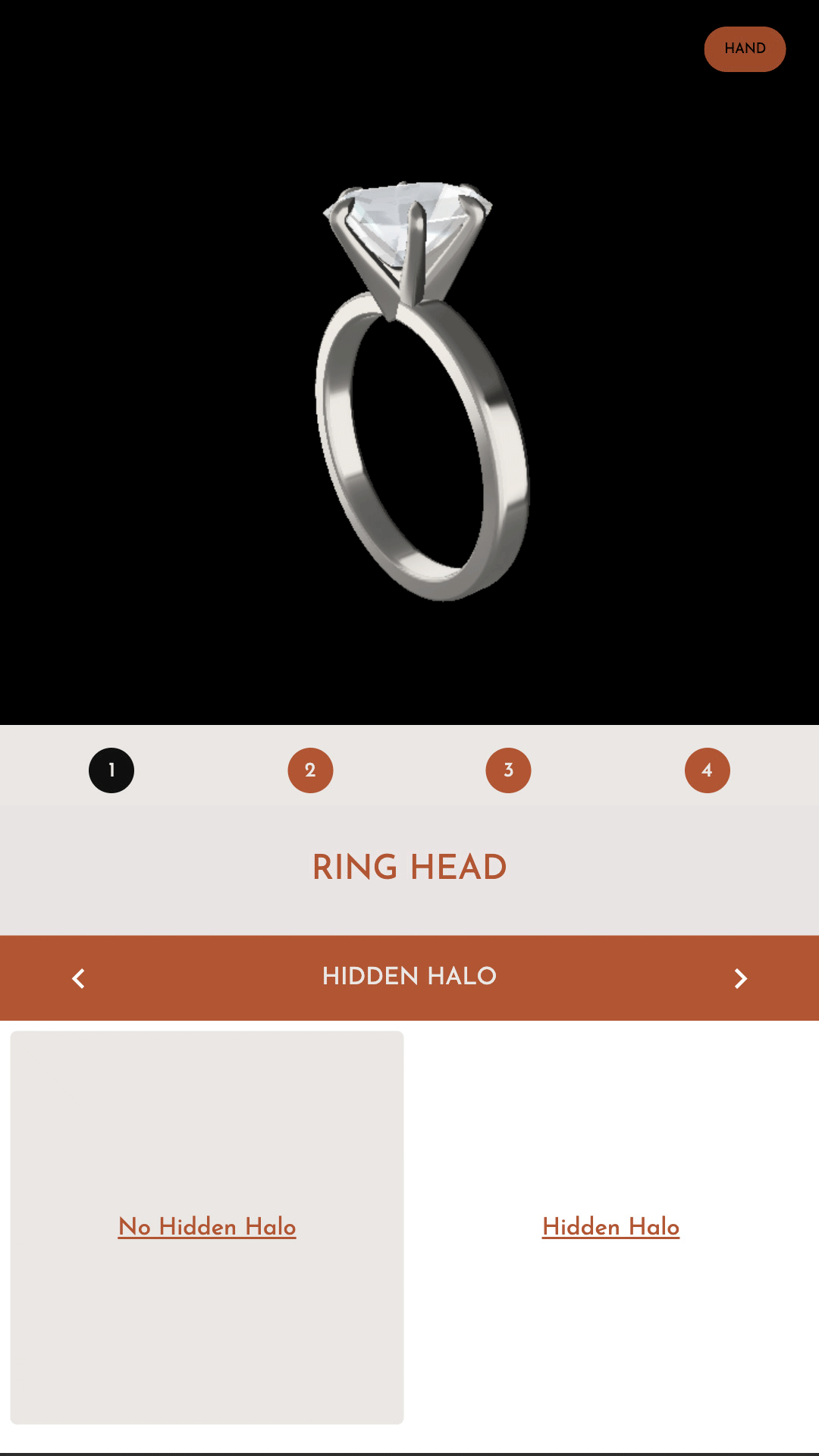 Ring Head Hidden Halo Design Add on 4
