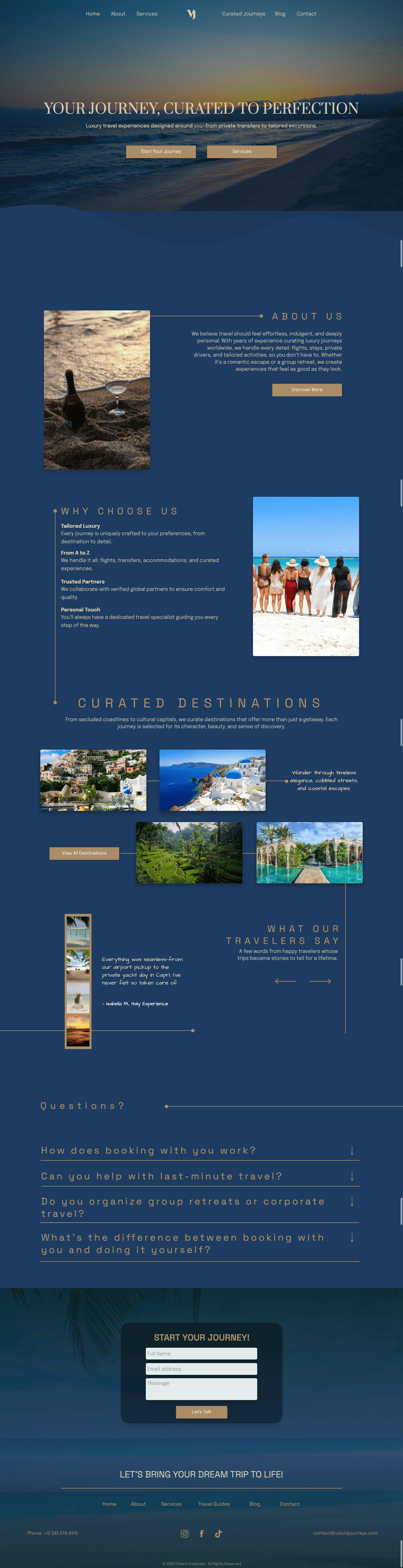 Website mockup screenshot