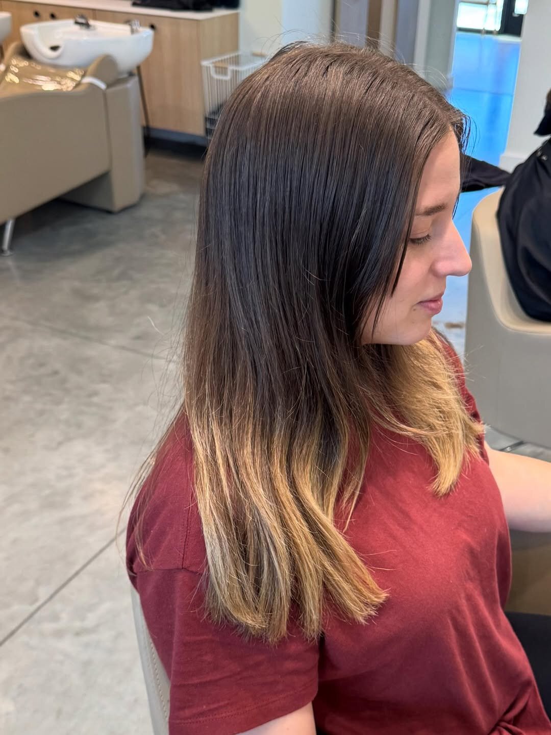 Before: hair transformation 12 at Echelon Salon in Eagle, Idaho