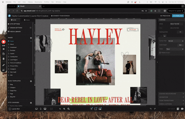 website timelapse