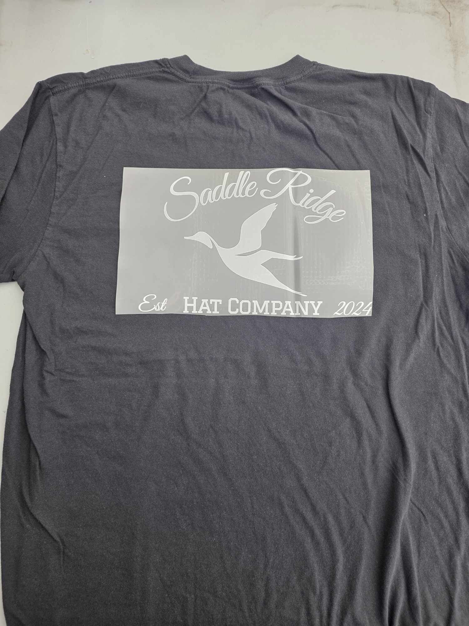 DTF print on hoodie Hat Stitch