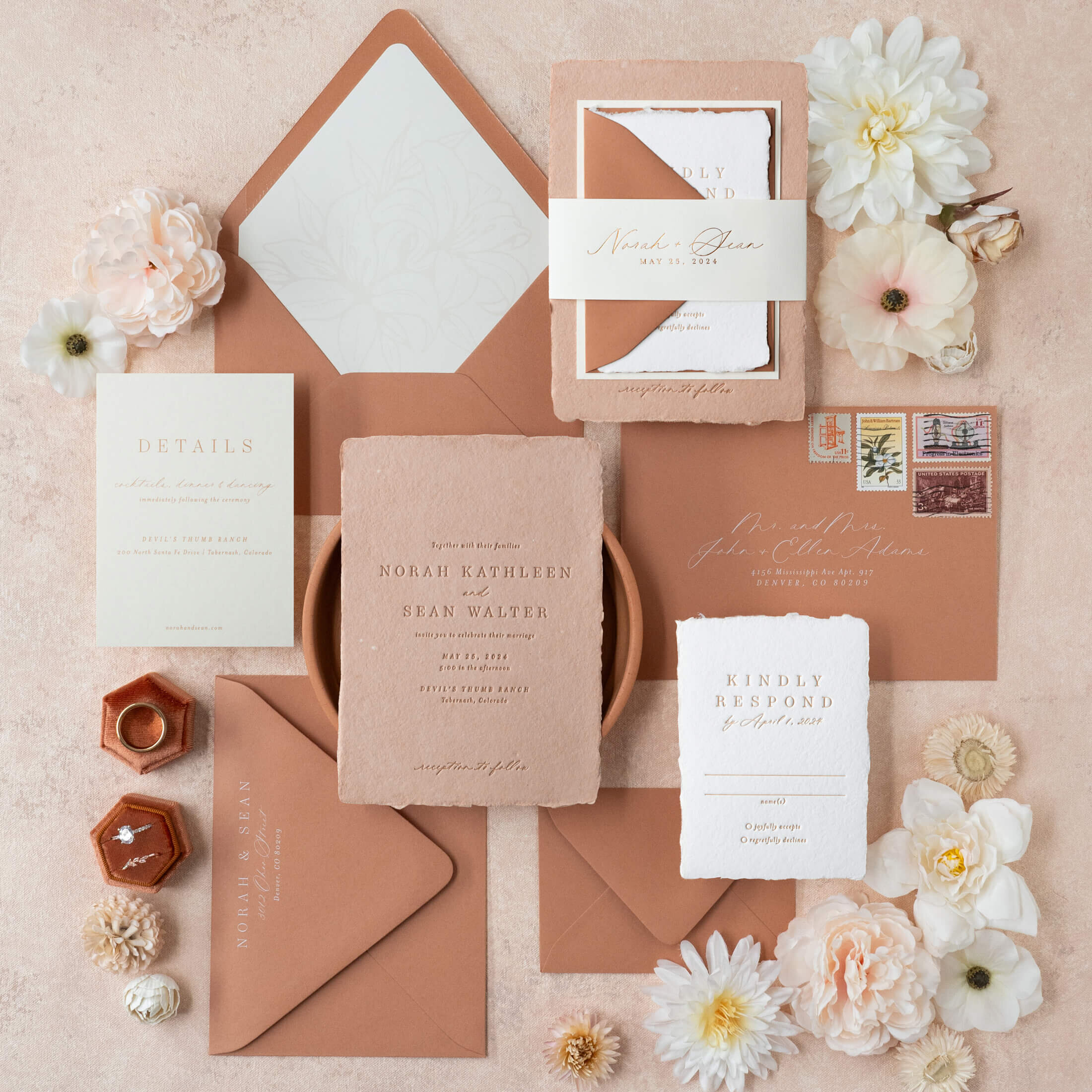 Luxury wedding invitations