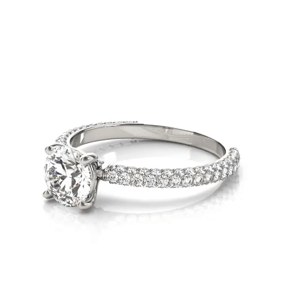a diamond engagement ring photo