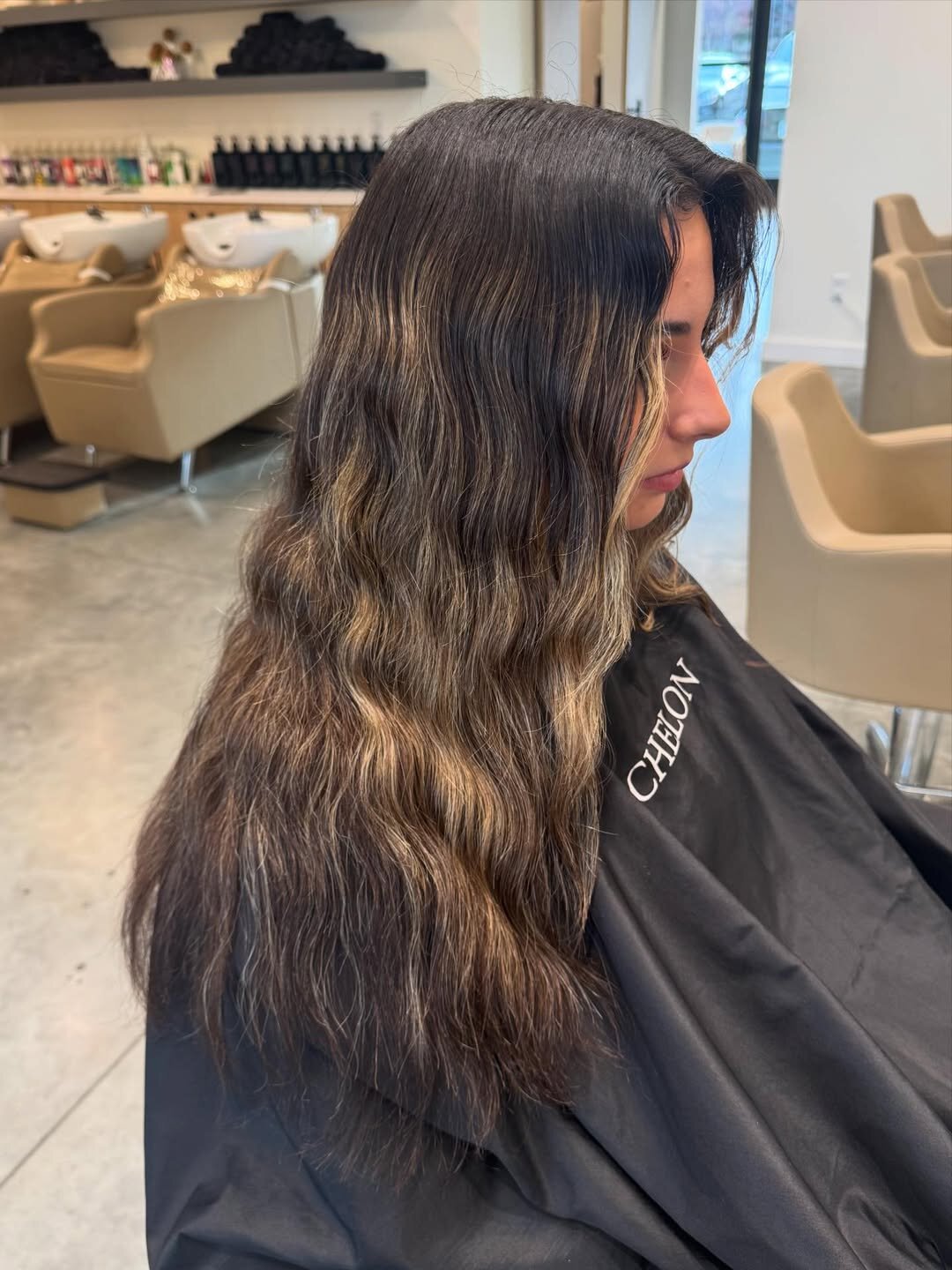 Before: hair transformation 1 at Echelon Salon in Eagle, Idaho