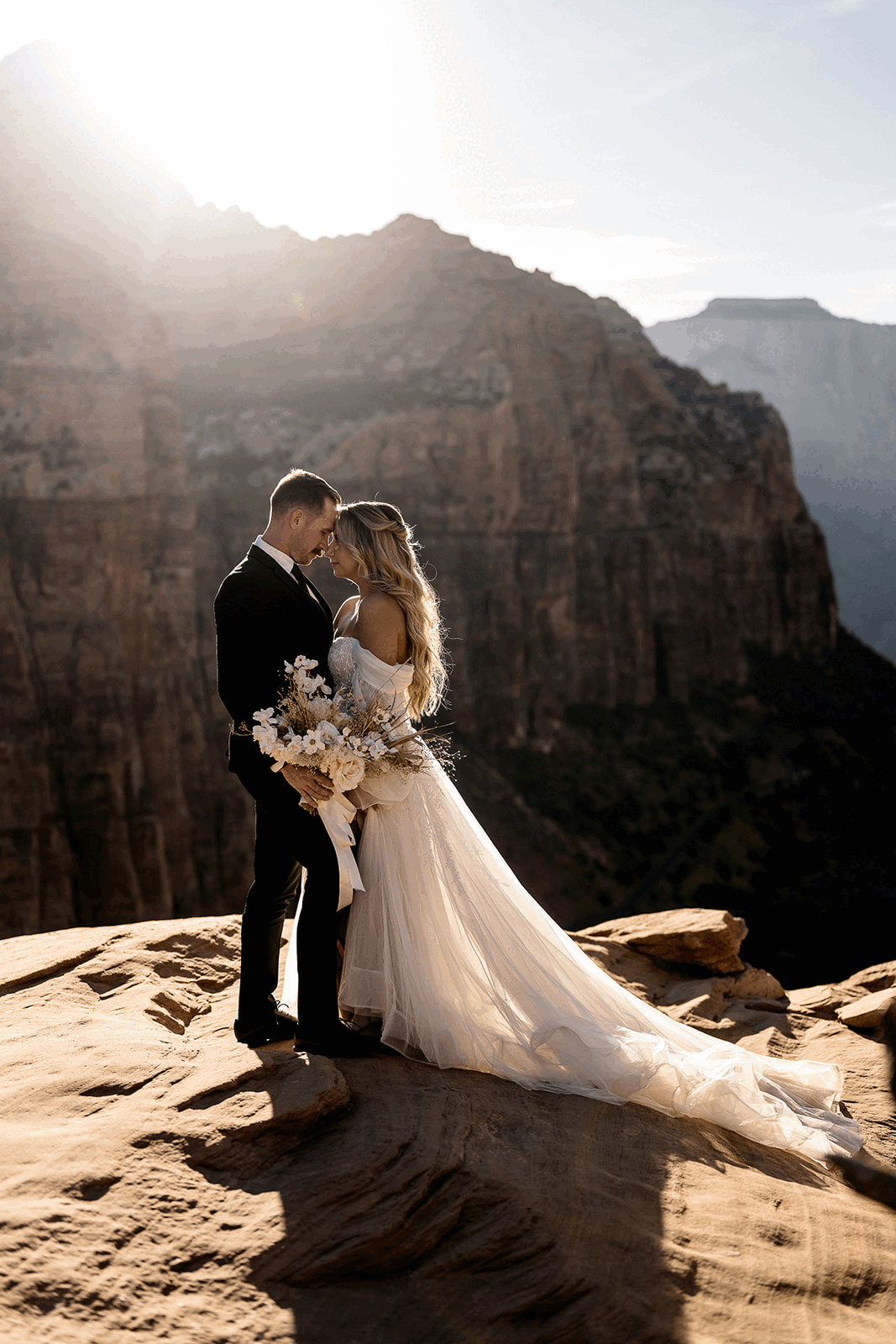 Gif of couples that have eloped in Zion with Becca!