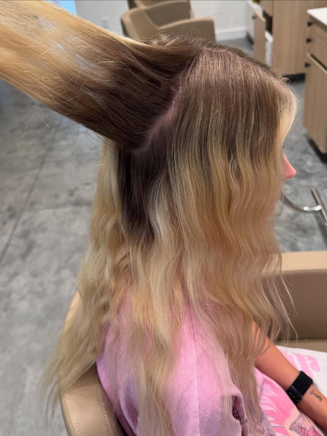 Before: hair transformation 15 at Echelon Salon in Eagle, Idaho