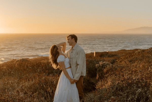 couple at sunset