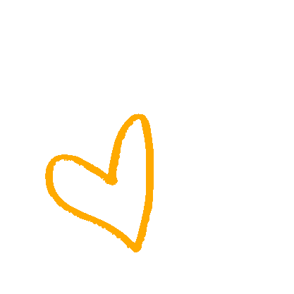 Yellow hearts animation