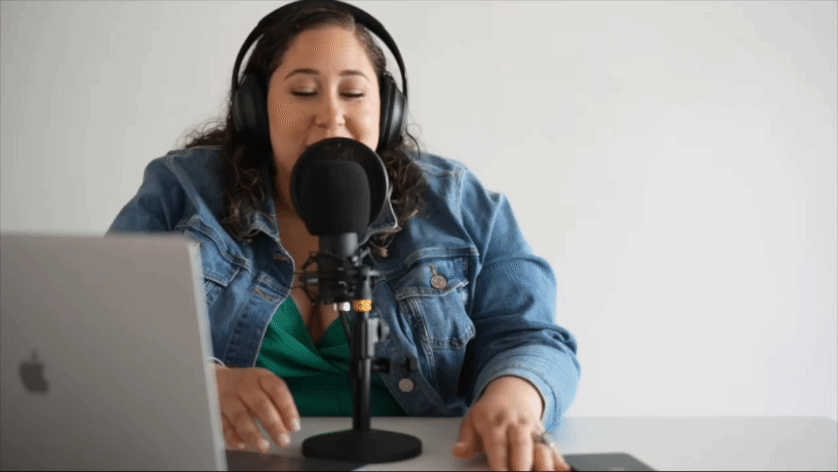 GIF of Pamela Talking
