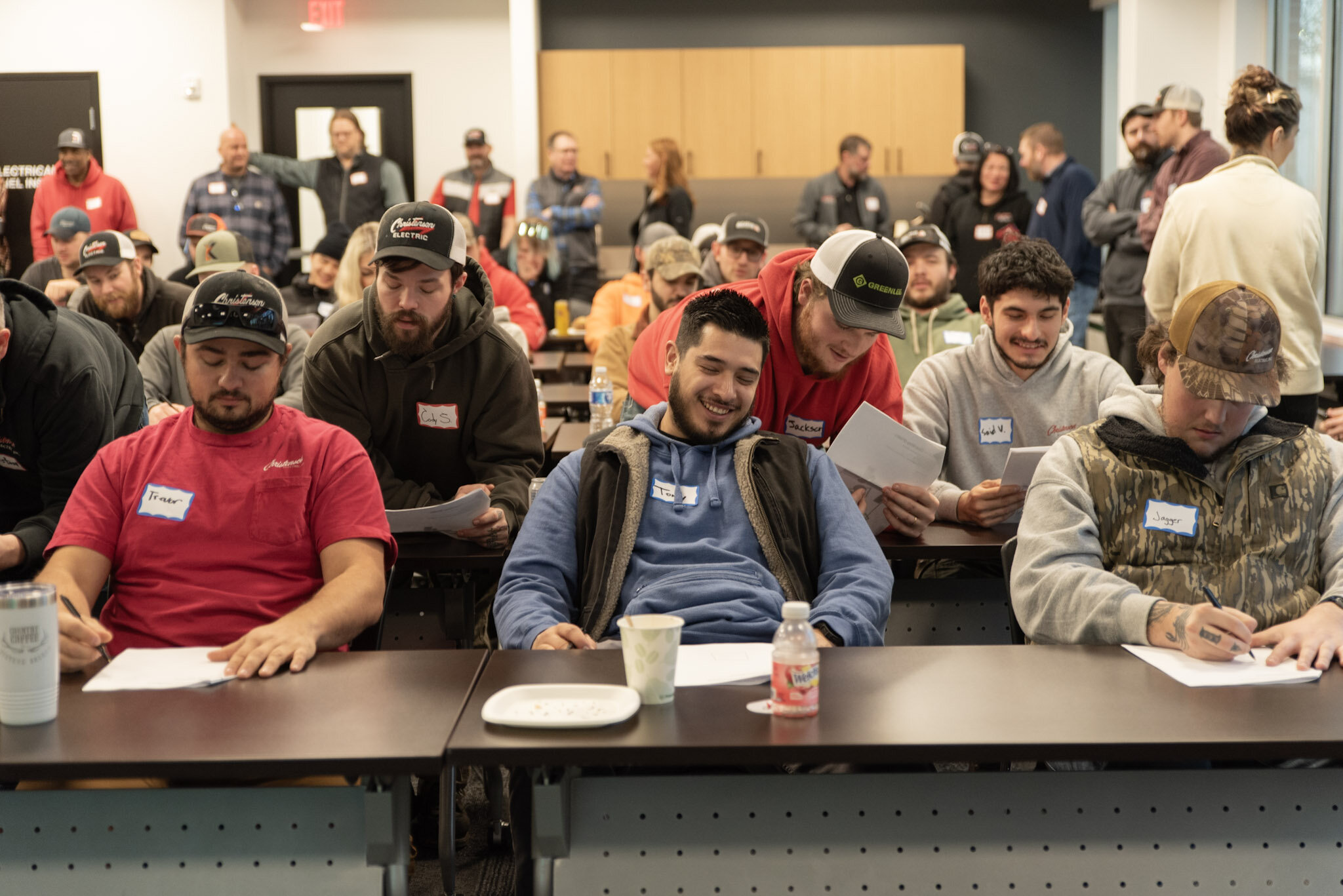Christenson Electric team training