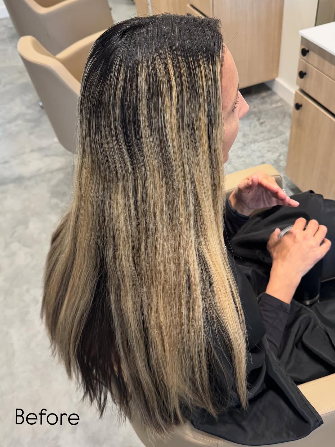 Before: hair transformation 11 at Echelon Salon in Eagle, Idaho