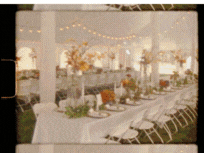 Super 8 film of bride and groom kissing In Brazil, Indiana