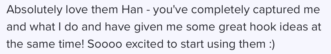 Social Han Client Testimonial