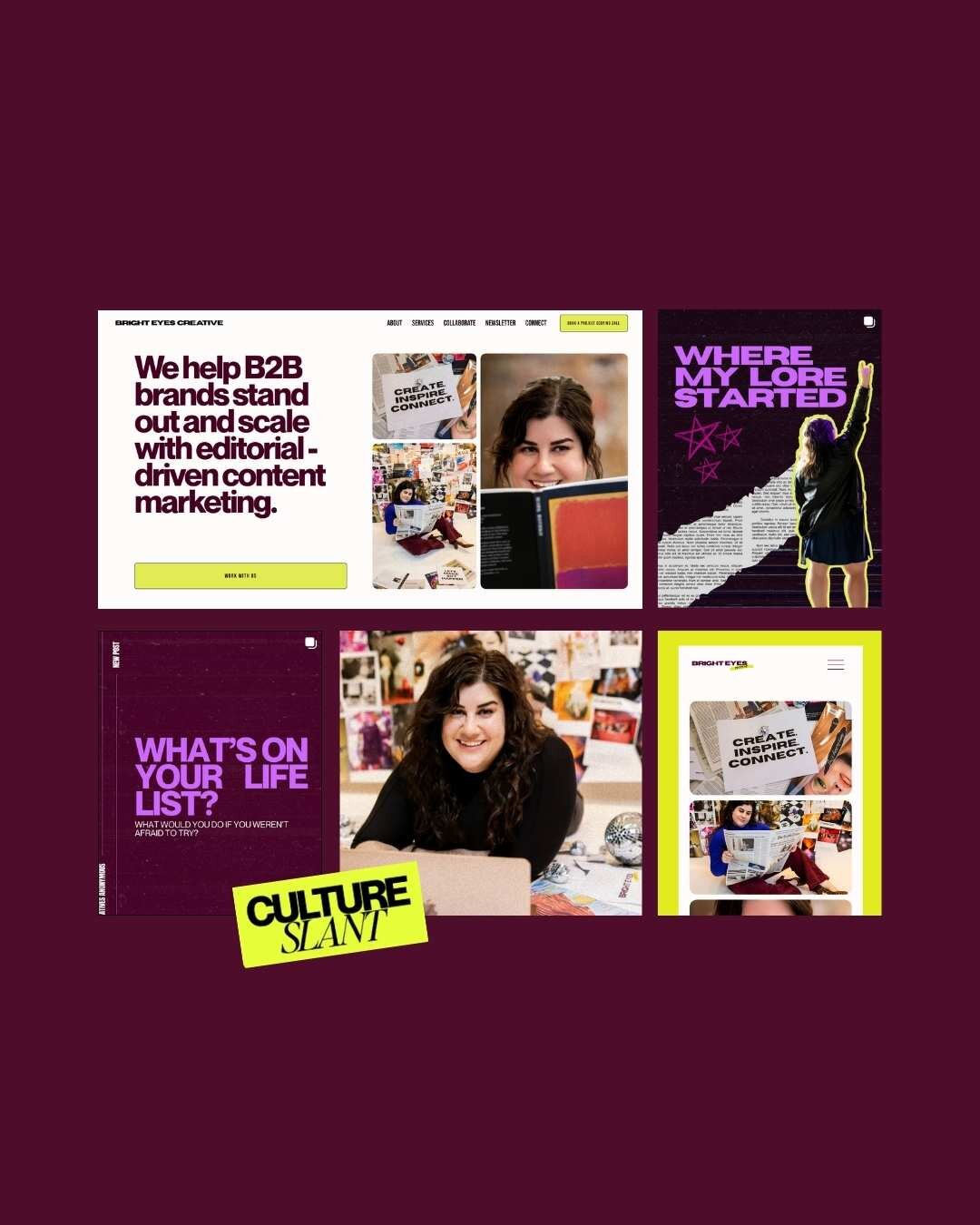 DIY brand design by Alexa Phillips, consultant at Bright Eyes Creative, Brand Ed course student