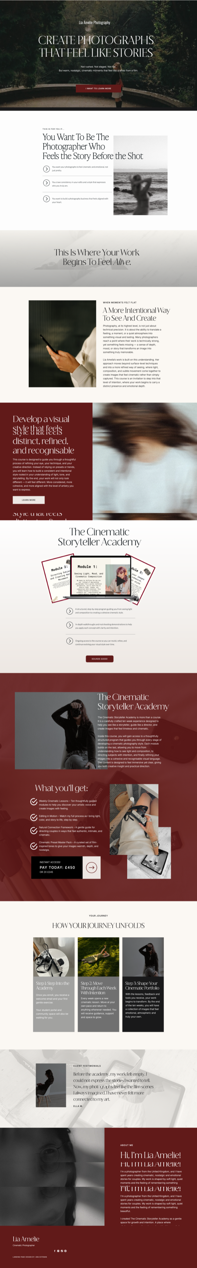 Landing page preview