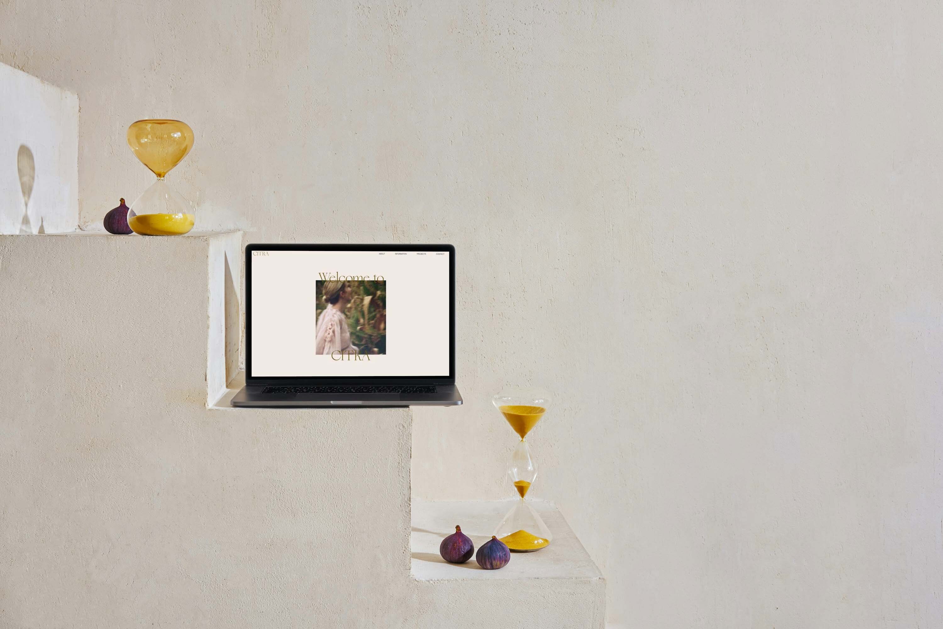 Citra homepage mockup