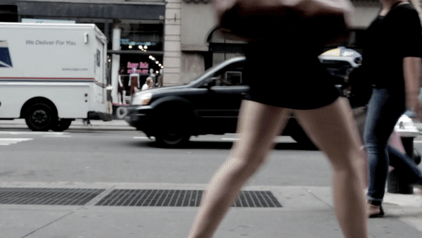 People walking in NYC
