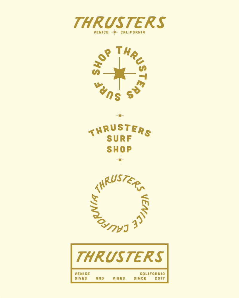gif of different images of a surf brand