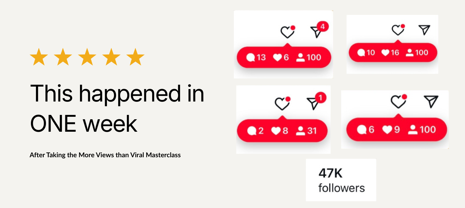 more views than viral masterclass - testimonial 6