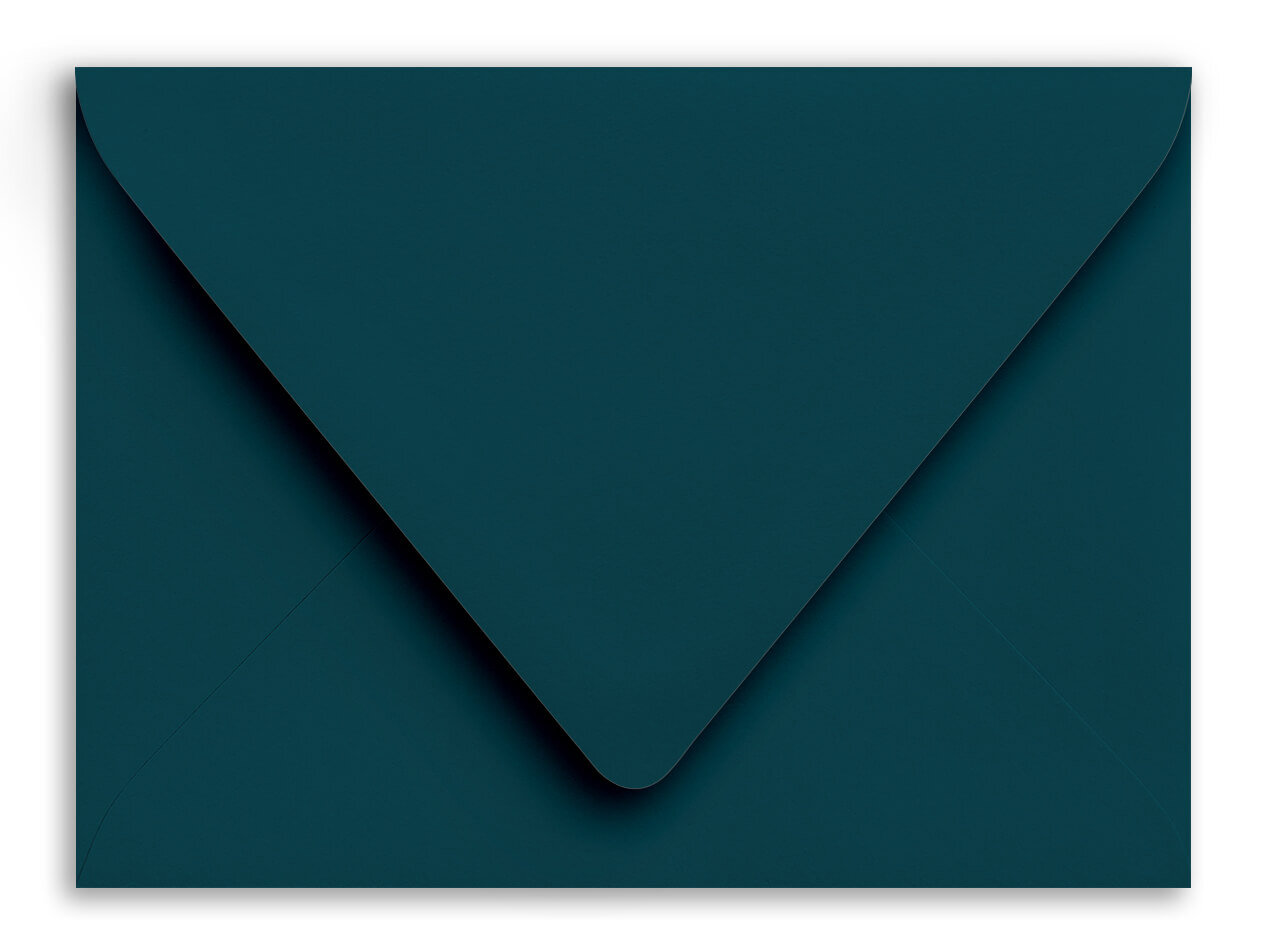 Dark Teal envelope