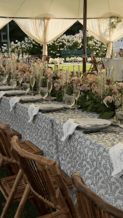 Wedding Days with Dania video of a Columbus, Ohio wedding table scape.