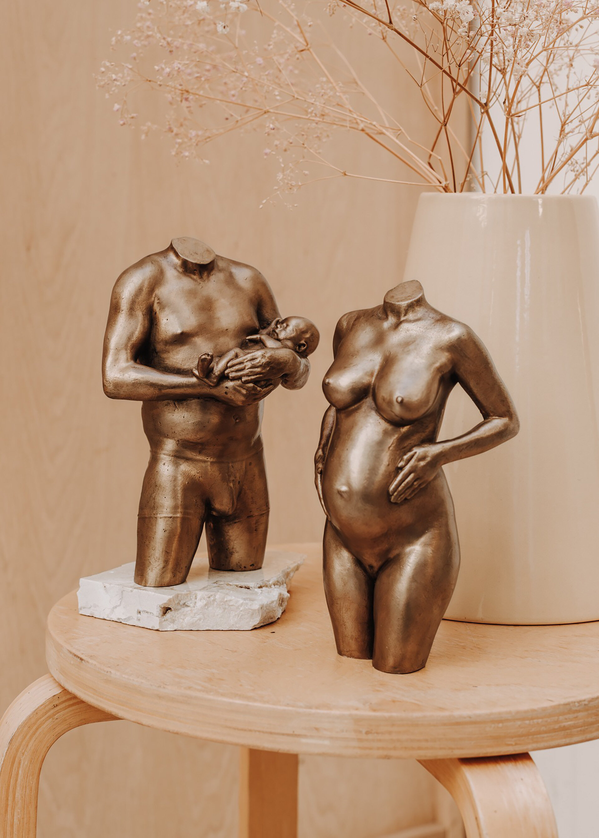 BellySisters Moeder en kind beeld