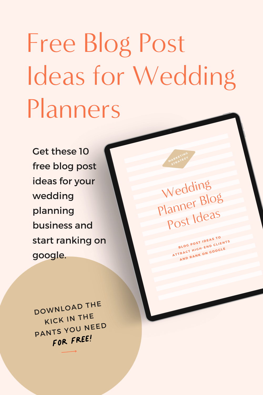 Ready to attract your ideal clients? Download our 10 free wedding planner blog ideas designed to get your content ranking high on Google. Dive into a world of content creation that not only resonates with your readers but also brings your blog to the forefront of search engine results. Your journey towards a successful wedding planning blog starts here!