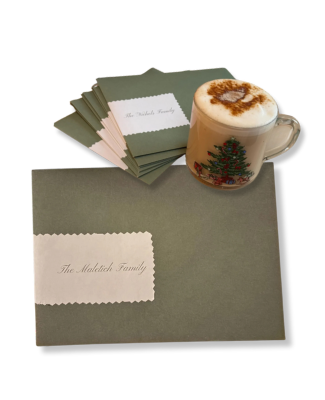 Christmas Card Envelope Address Template | Sticker Paper | Printable | Holiday Card | Digital Template | CANVA Template