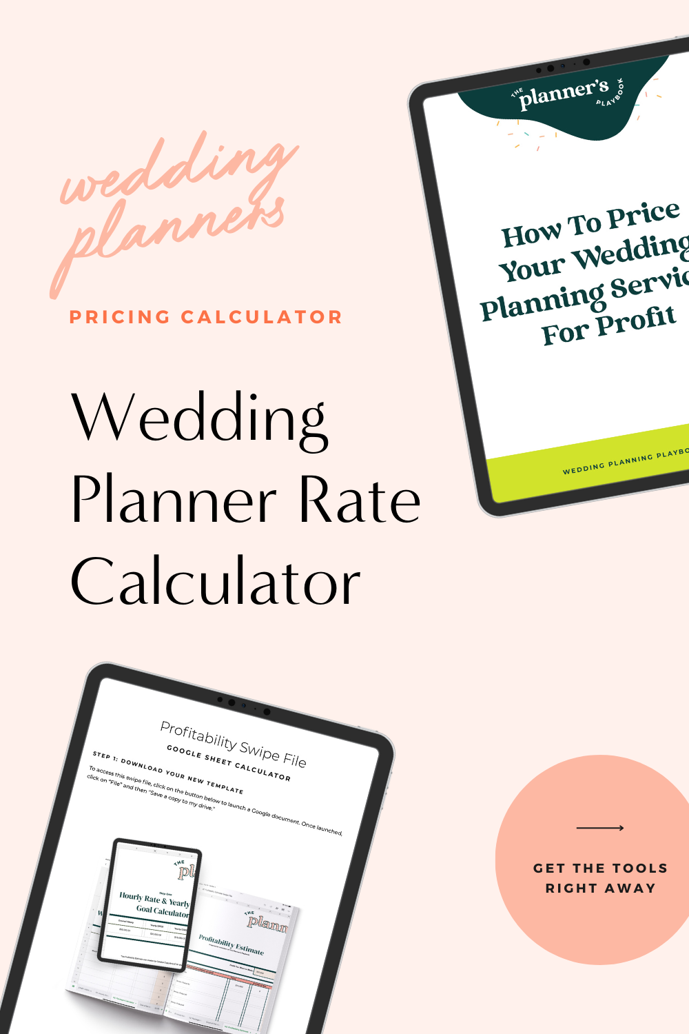 How much should you charge for your wedding planning services, and what pricing method makes the most sense for you and your customers? Inside this Playbook, I teach you how to confidently price your wedding planning services and give you the tools you need to become profitable in your business.