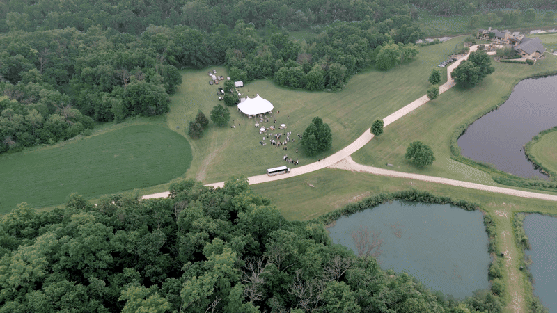 Hill house home inspired midwest tented wedding in Galena Illinois.
