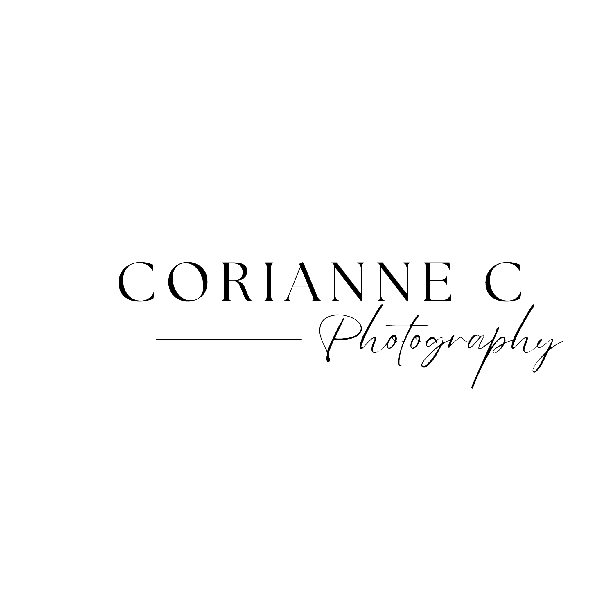 Corianne C Photography Logo – Pittsburgh Wedding & Newborn Photographer