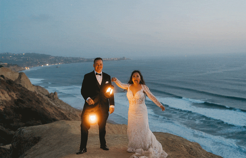 couple walking on beach