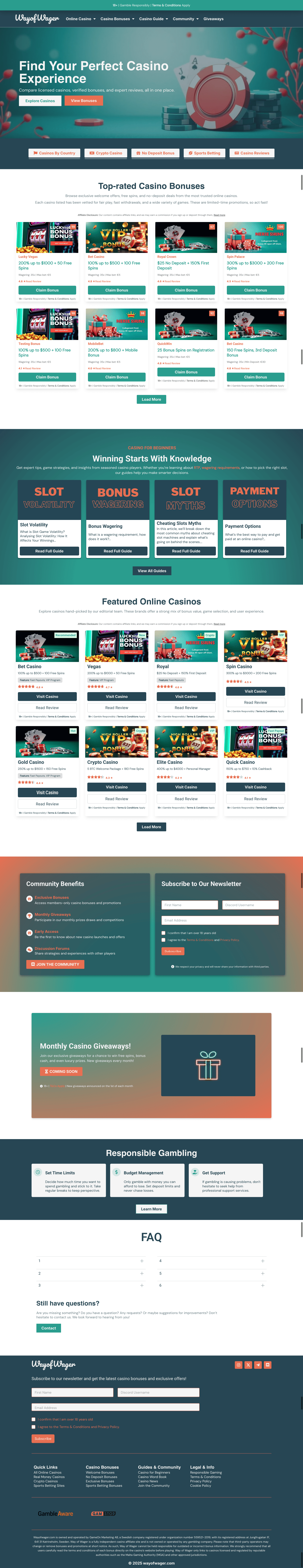 Website mockup screenshot
