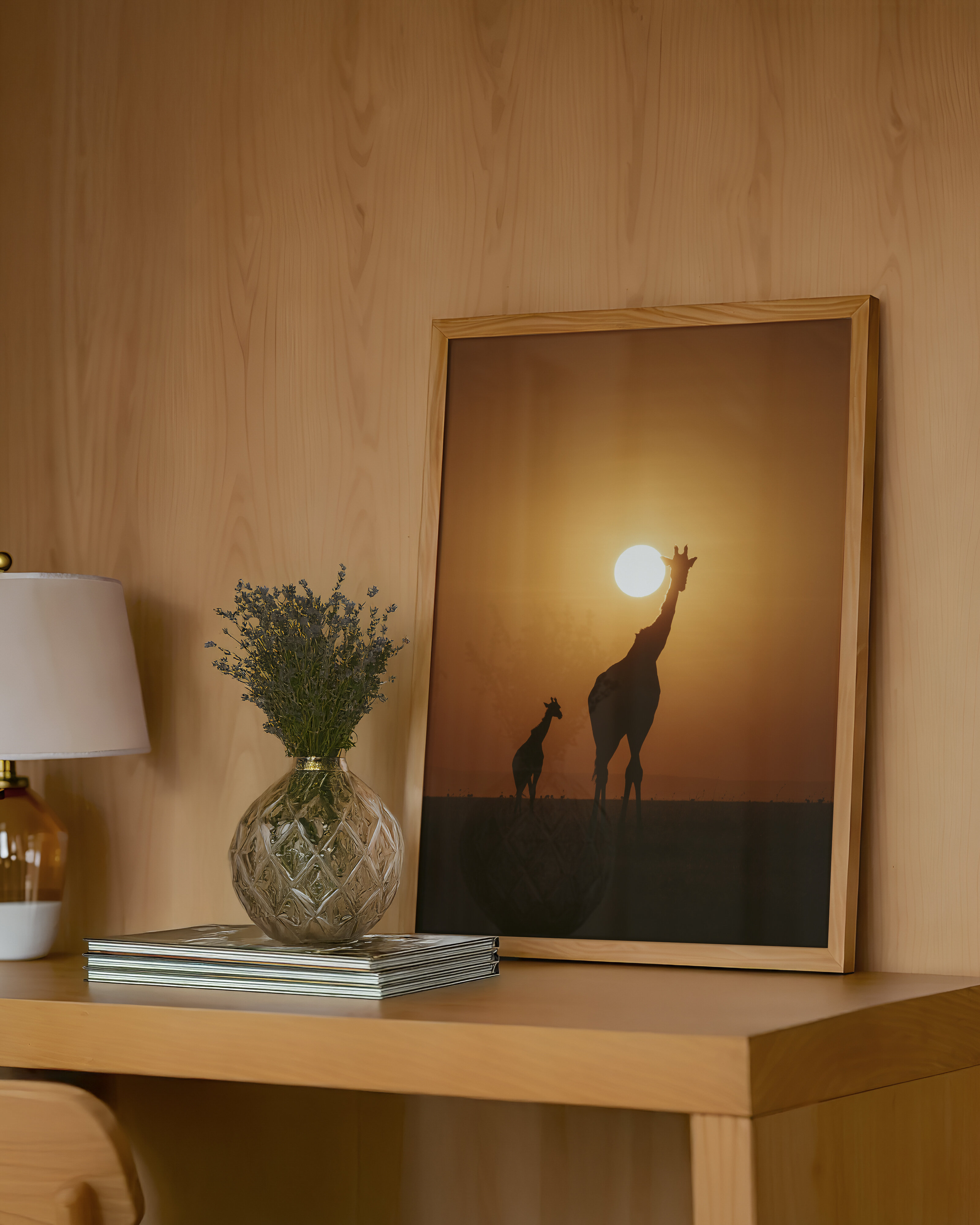 Reaching — print mockup