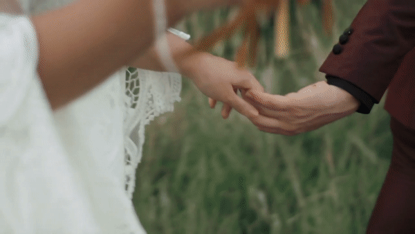 north dakota boho bride and groom videography