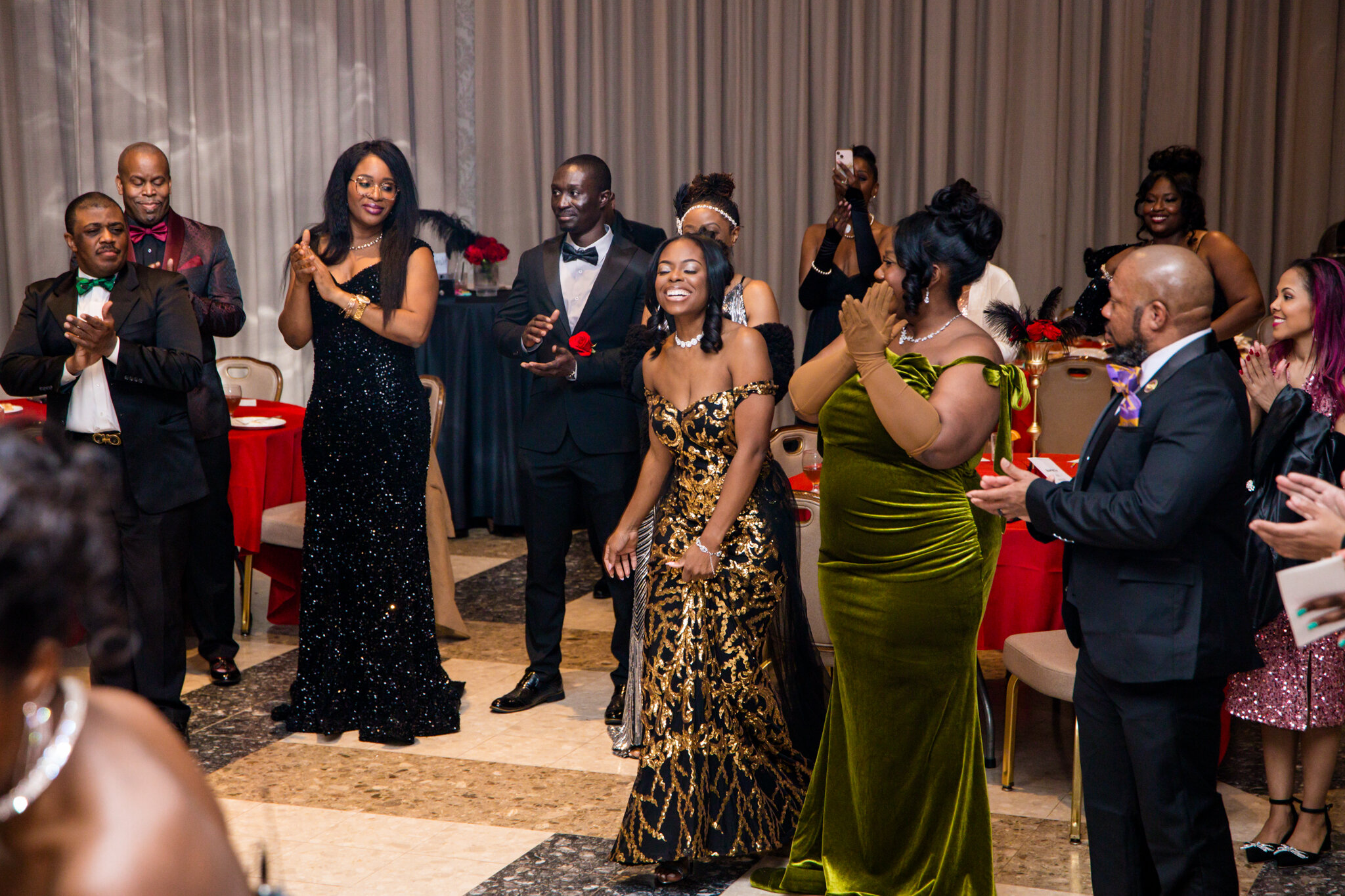 Formal gala interactions