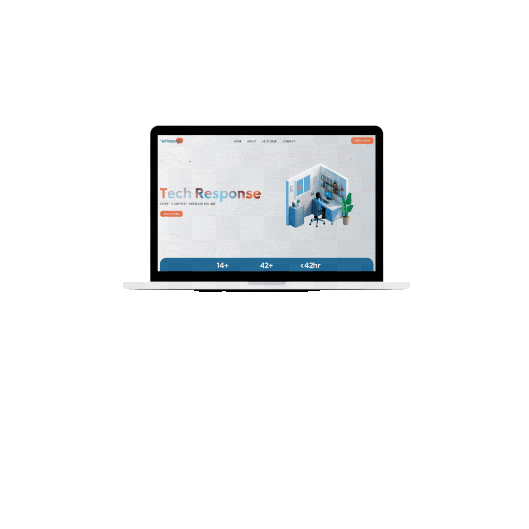 Tech Response Website Gif