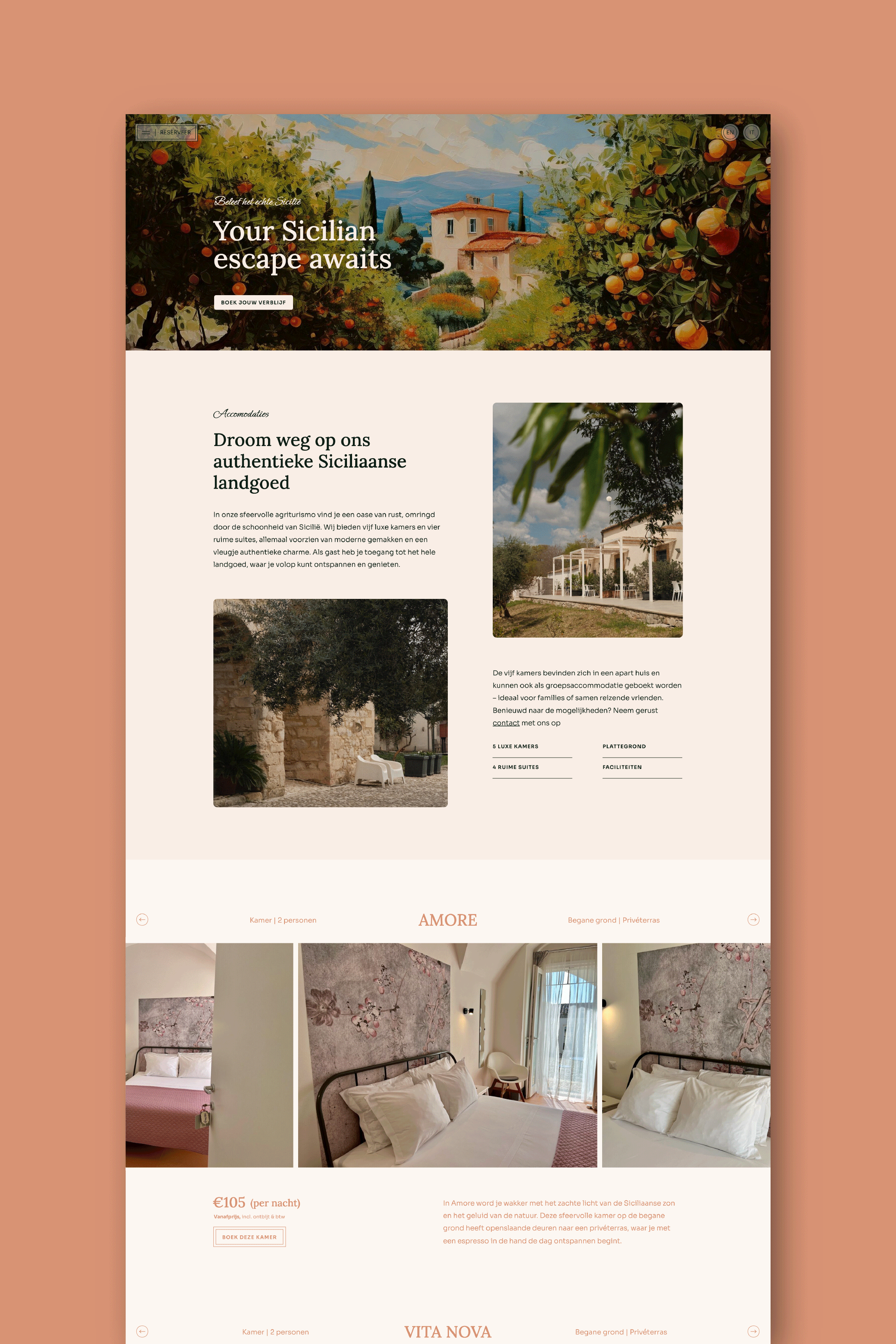 About website pagina ontwerp voor Gala Architecten