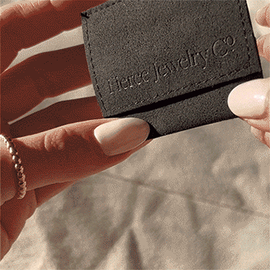 Video of Fierce Jewelry Co packaging and tissue paper