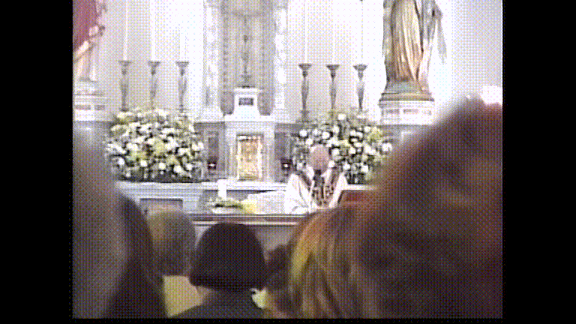 Old school video clip from church