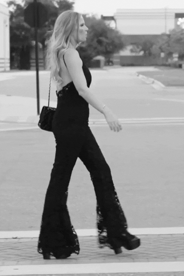 woman walking